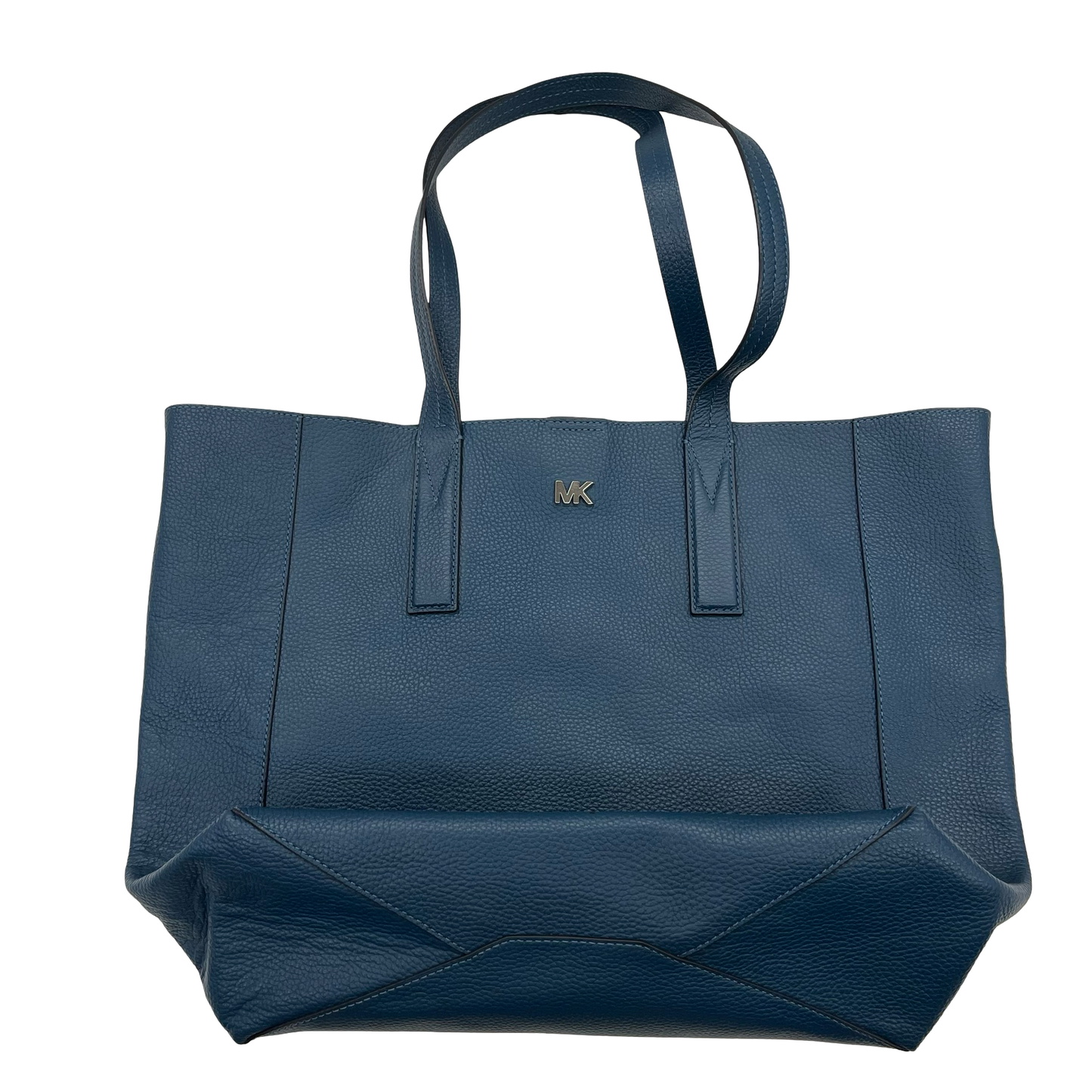 Tote Designer By Michael Kors In Blue, Size:Large