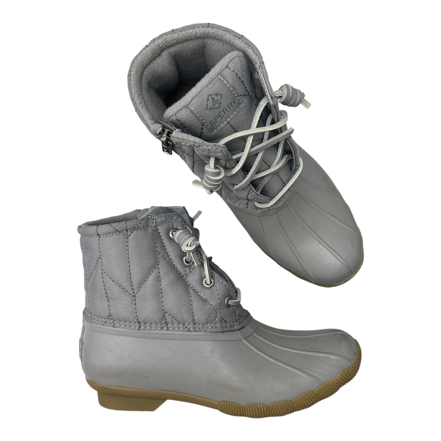 Boots Rain By Sperry In Grey, Size:6.5