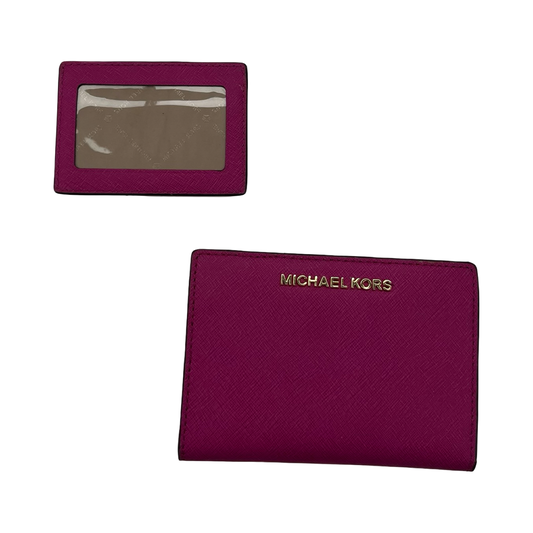 Wallet Designer By Michael Kors In Pink, Size:Medium