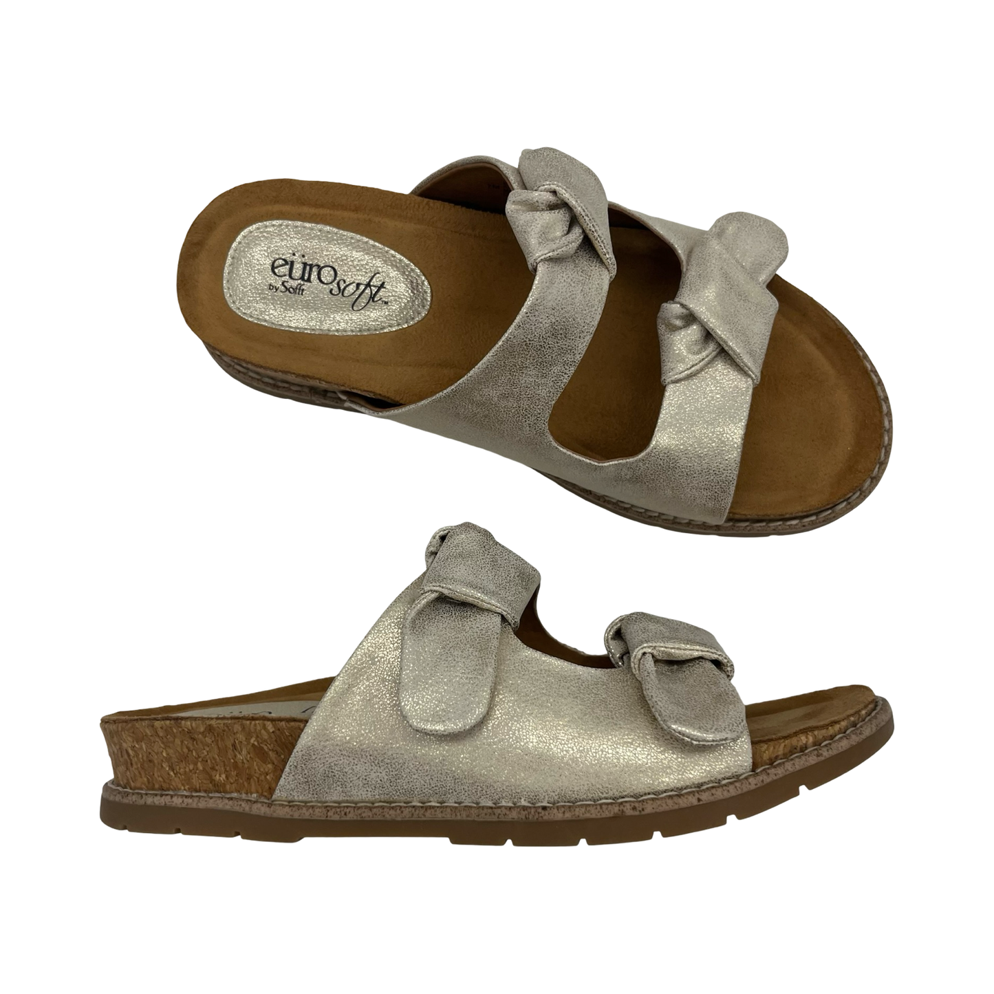 Sandals Flats By Sofft In Tan, Size:7