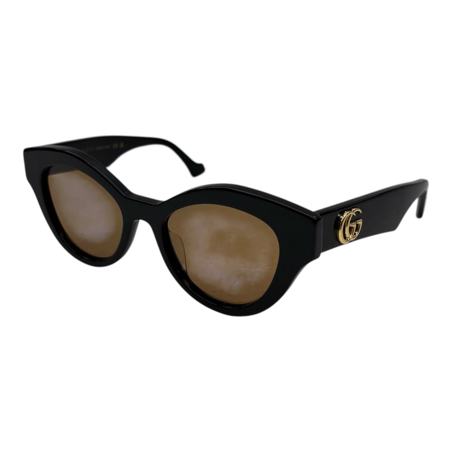 Sunglasses Luxury Designer By Gucci In Black