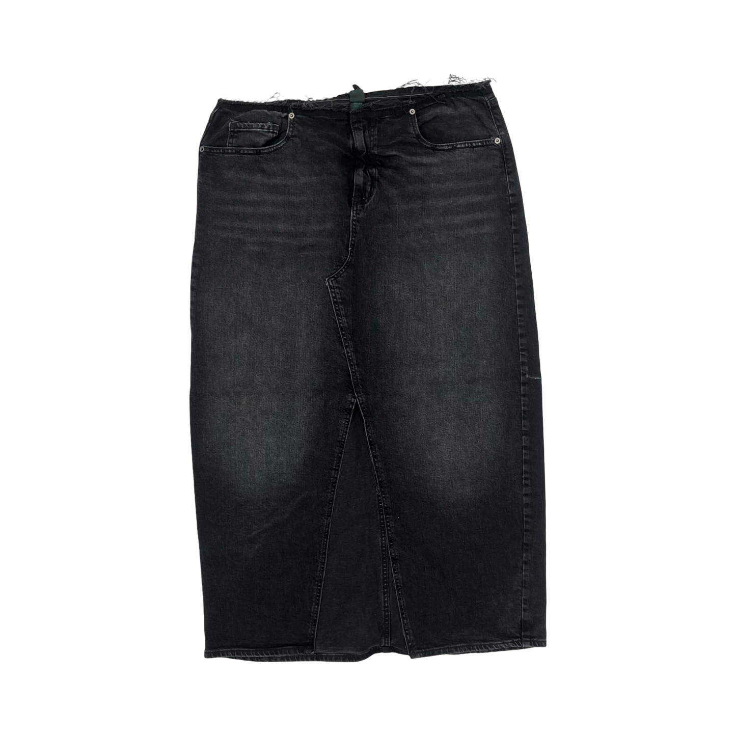 Skirt Maxi By Wild Fable In Black Denim, Size:16