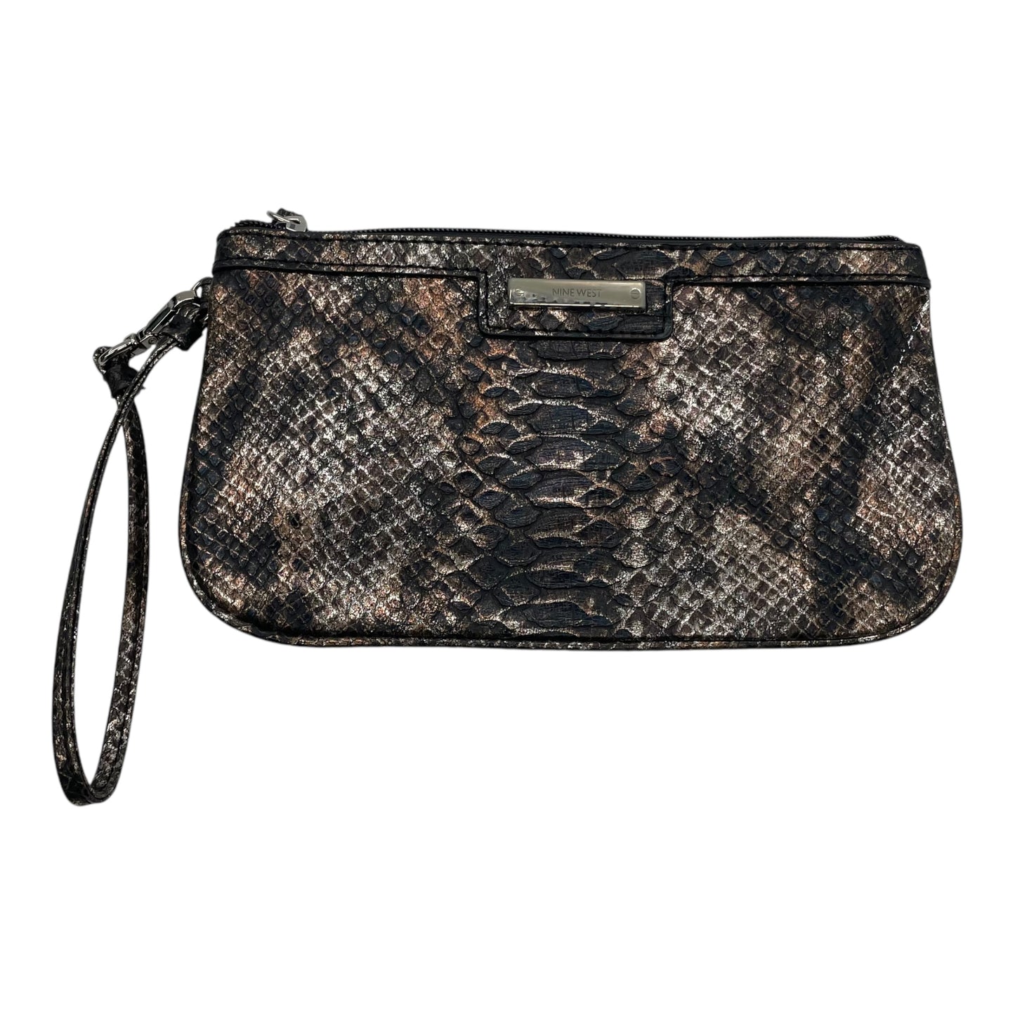 Wristlet By Nine West In Brown, Size:Medium