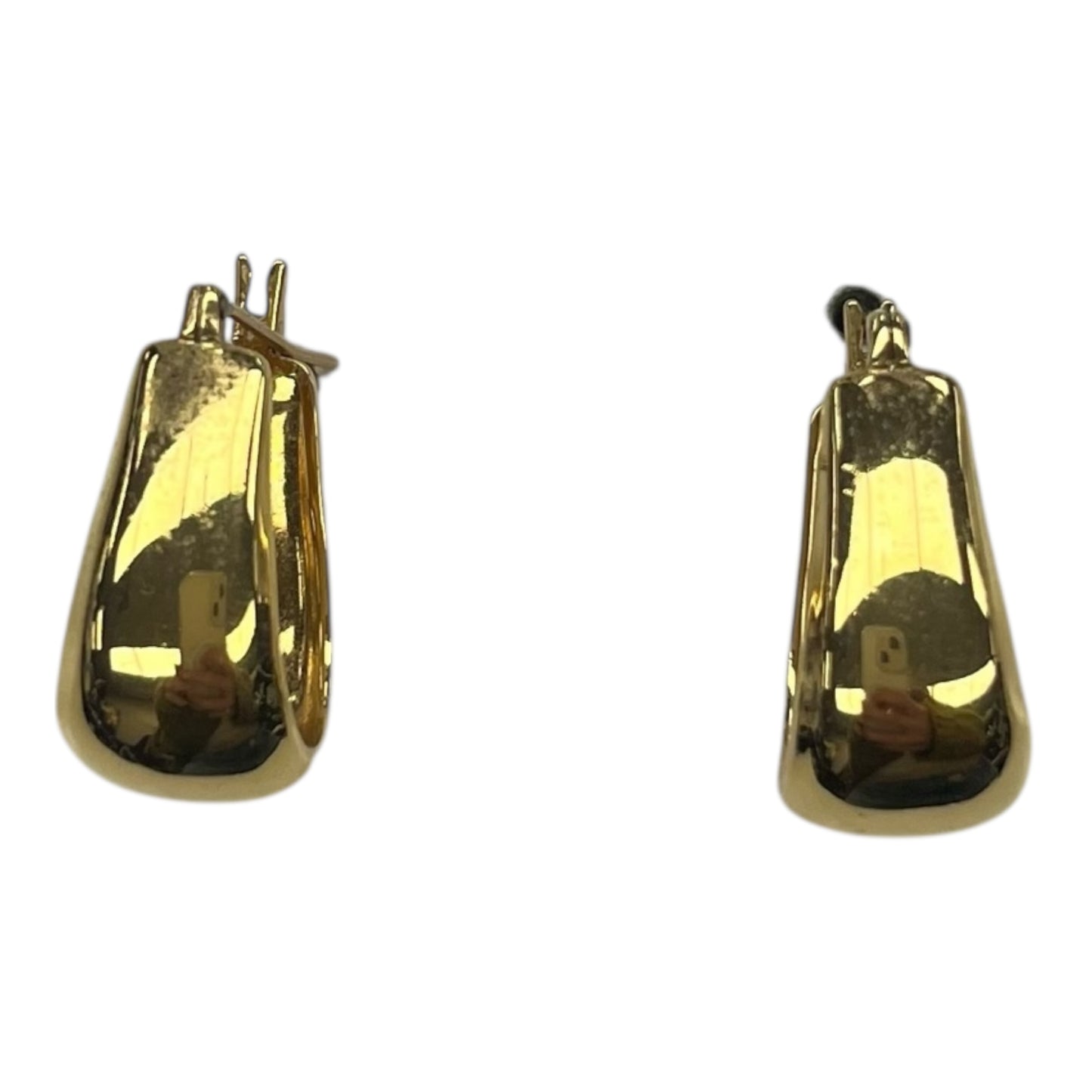 Earrings Hoop By Clothes Mentor In Gold