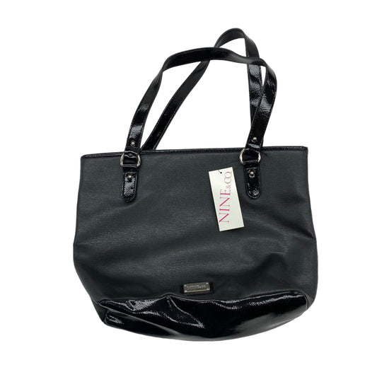 BLACK HANDBAG by NINE AND COMPANY Size:MEDIUM