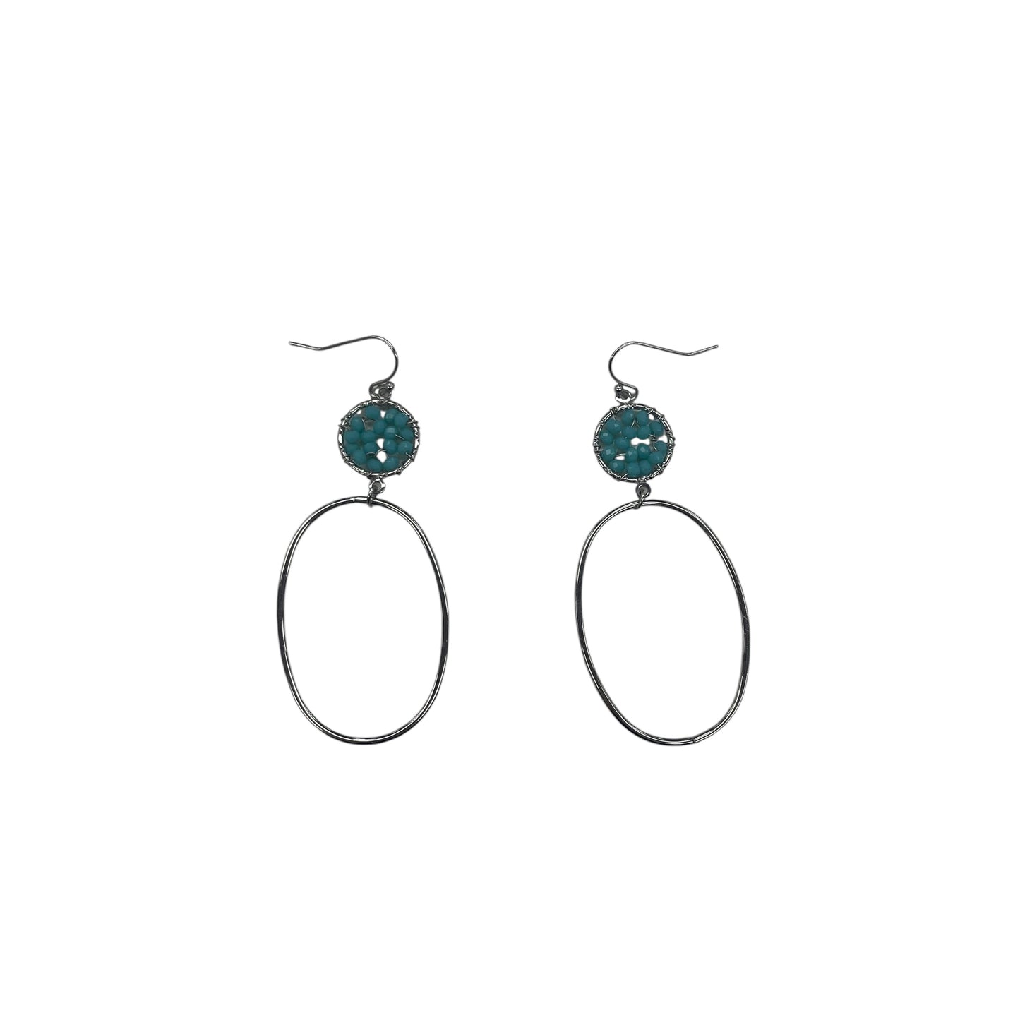 Earrings Hoop By Clothes Mentor In Silver