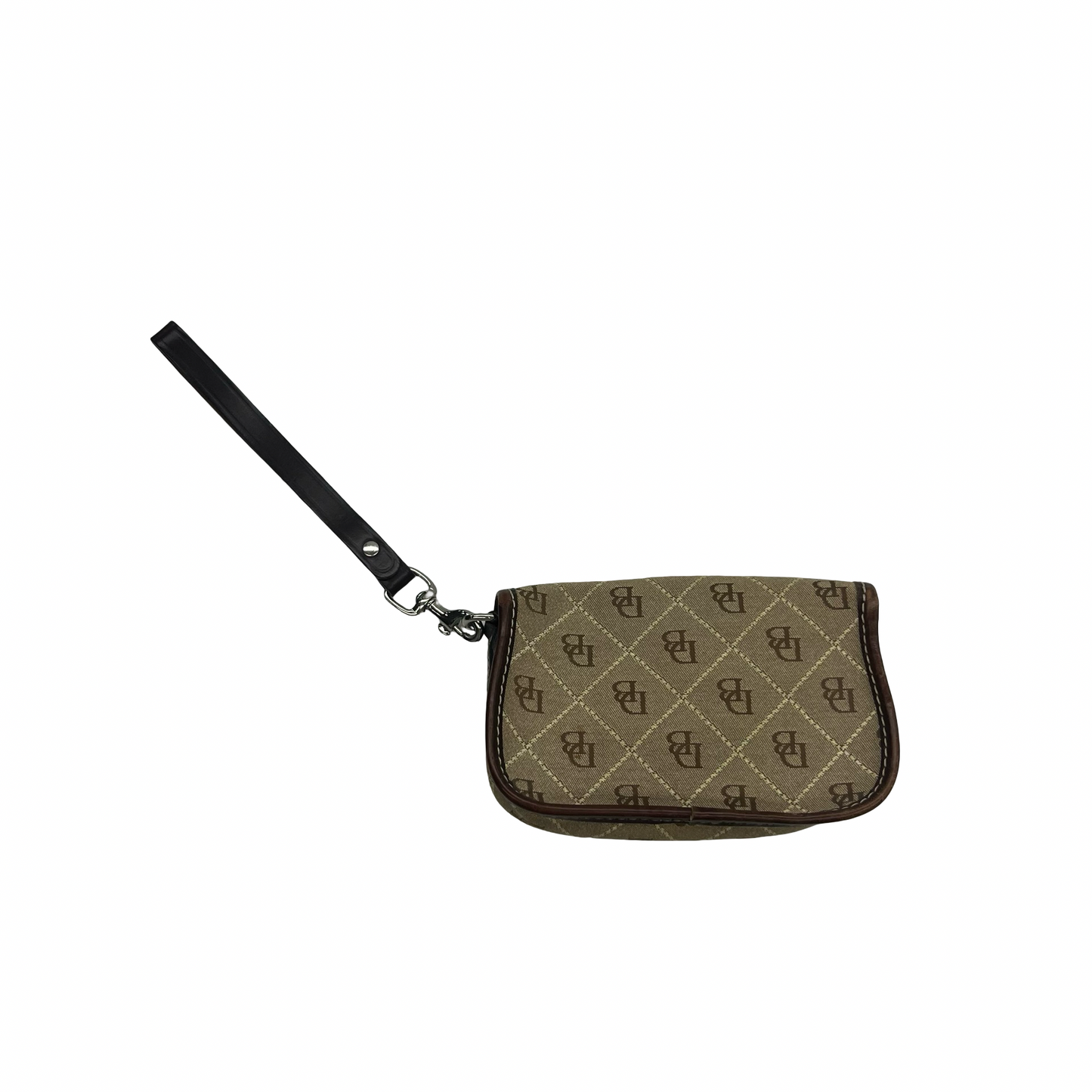 Wristlet Designer By Dooney And Bourke In Brown, Size:Medium