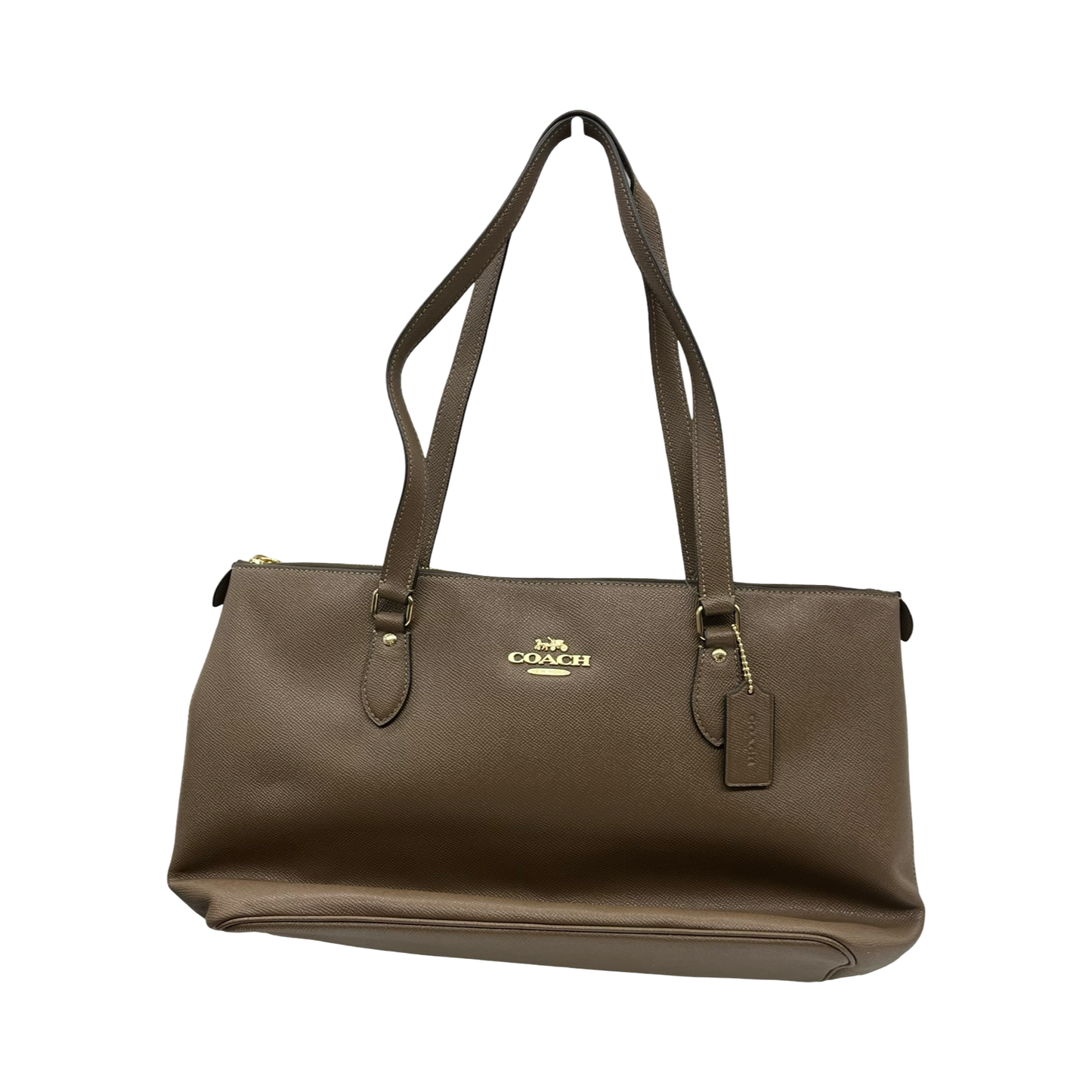 Handbag Designer By Coach In Brown, Size:Medium