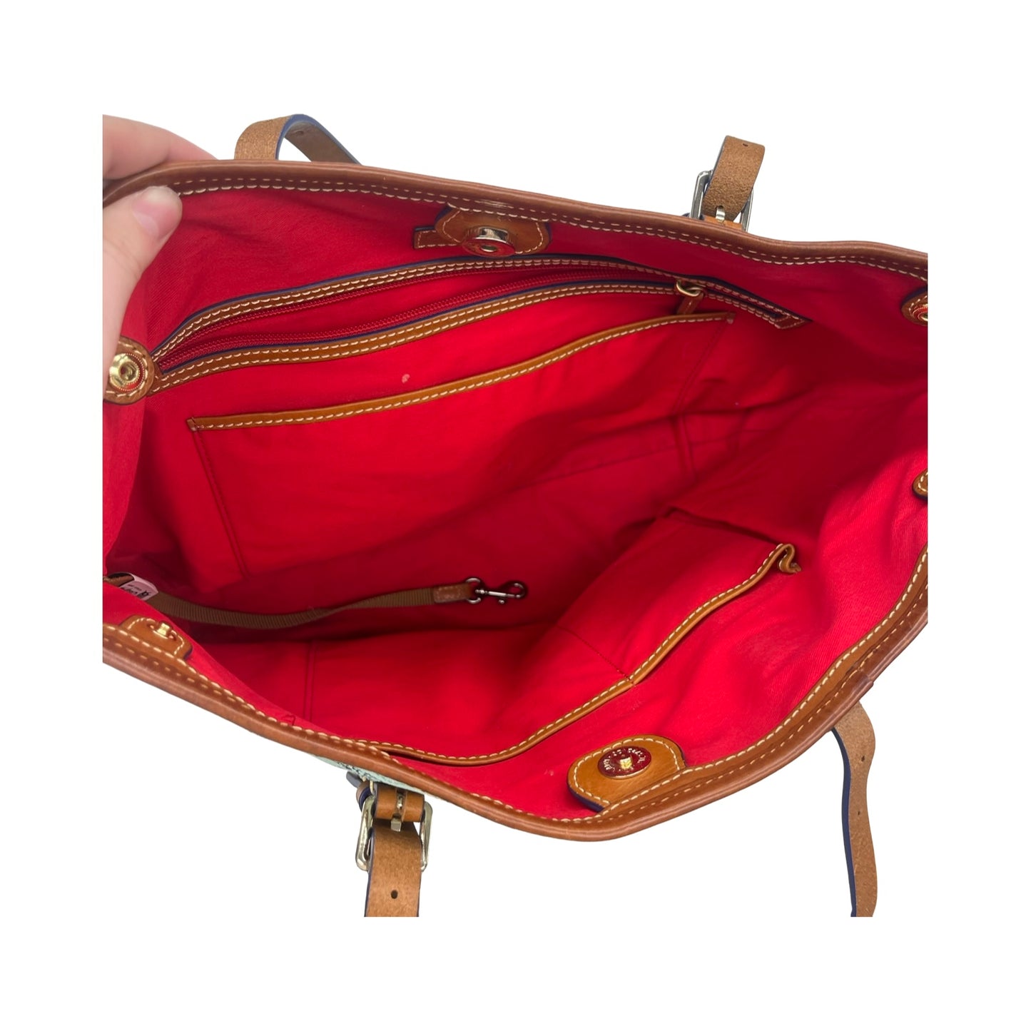 Handbag Designer By Dooney And Bourke In Green, Size:Medium