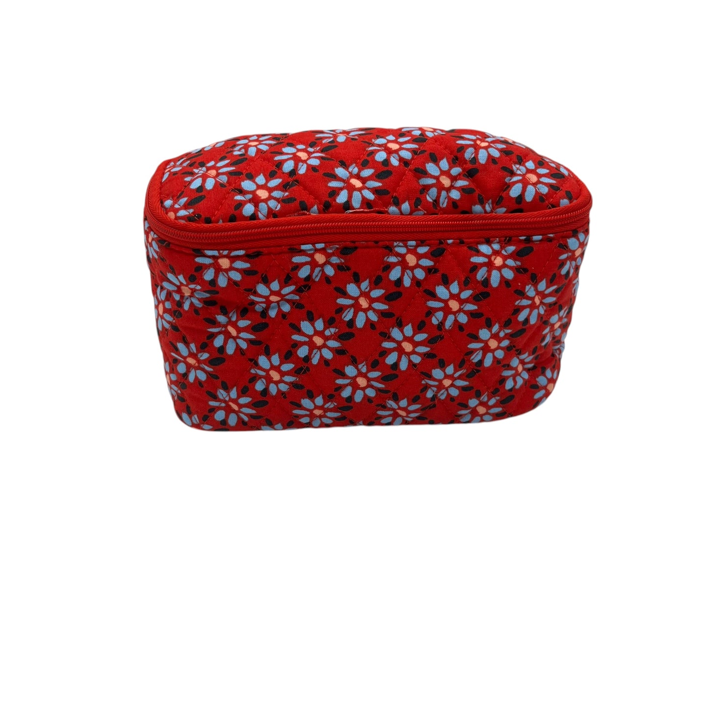 Makeup Bag By Vera Bradley In Red, Size:Medium