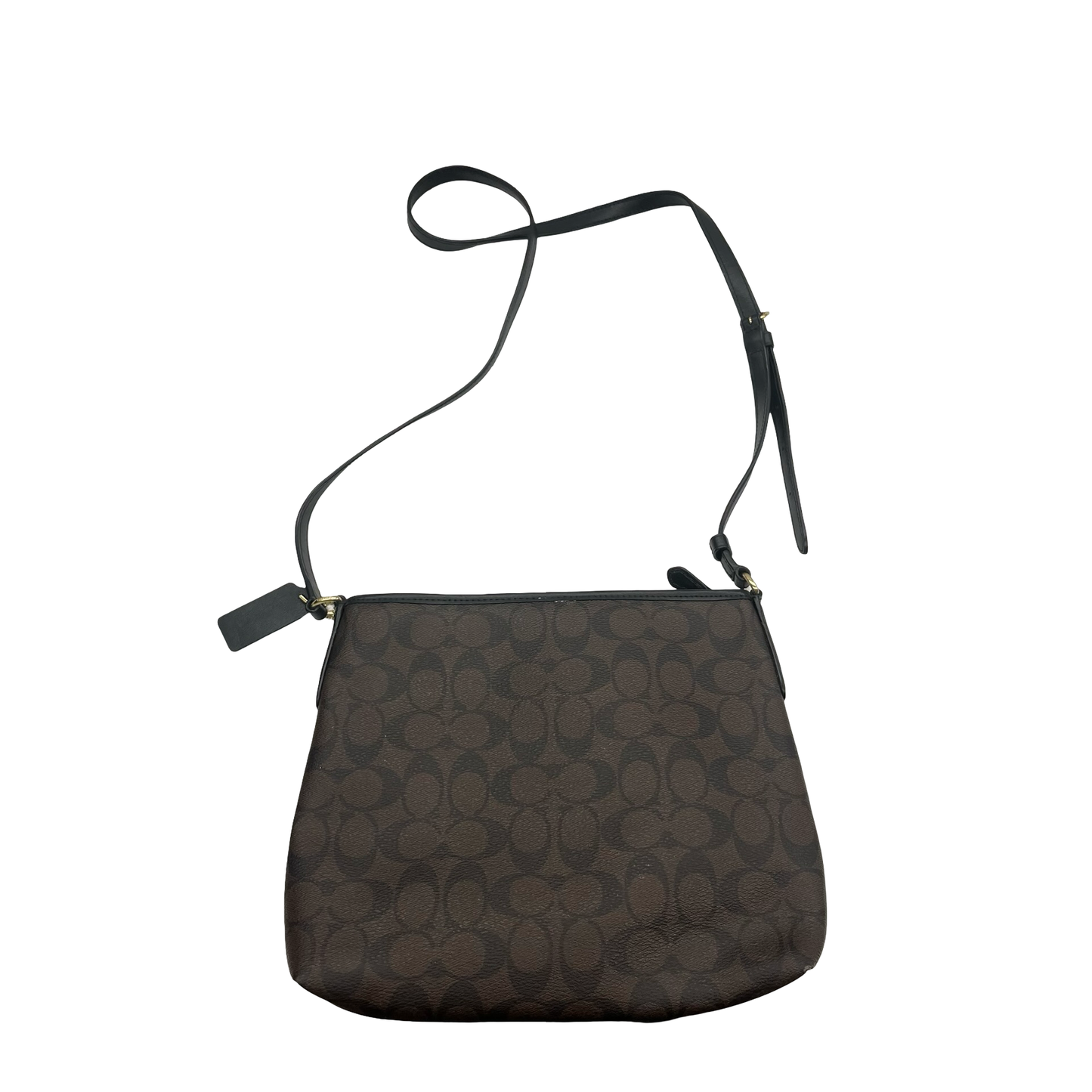 Crossbody Designer By Coach In Brown, Size:Medium