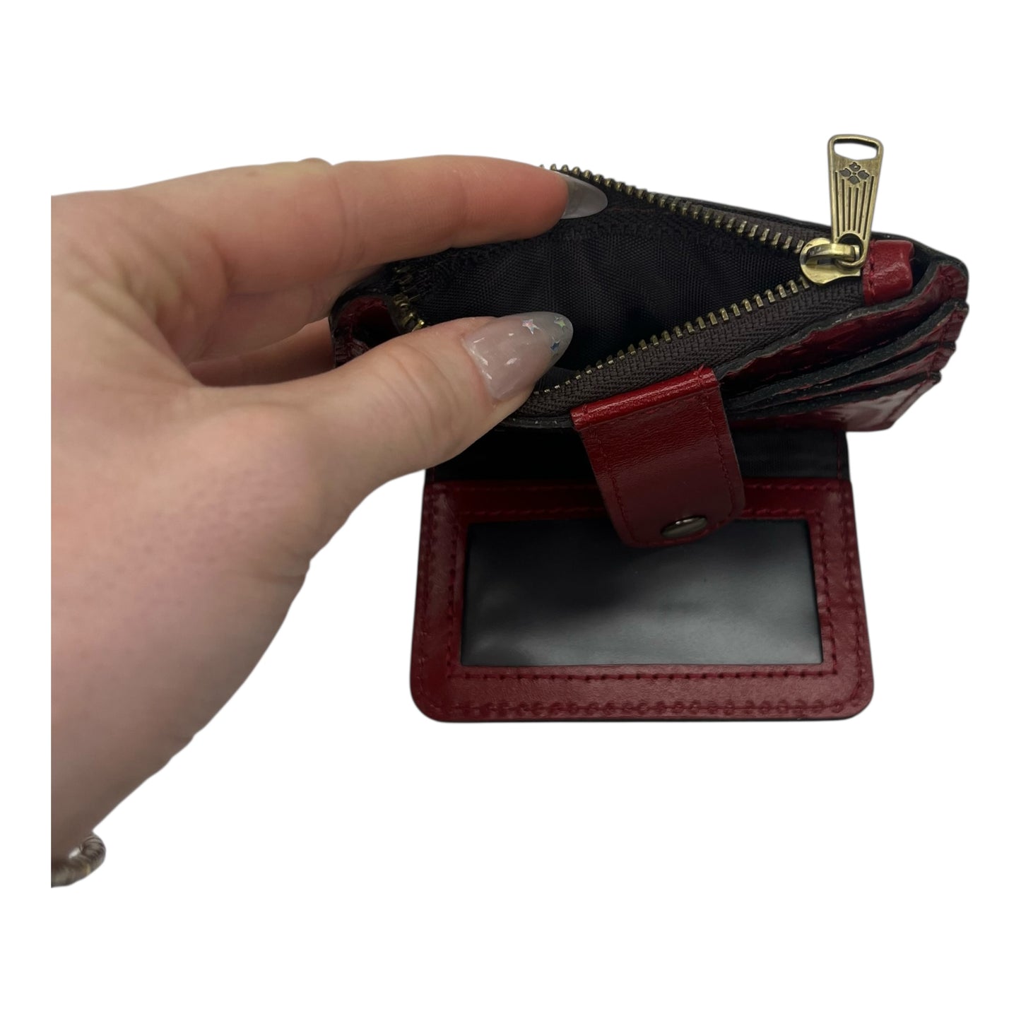 Id/Card Holder Designer By Patricia Nash In Red