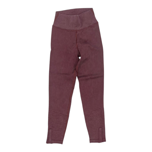 Athletic Leggings By Aerie In Red, Size:S