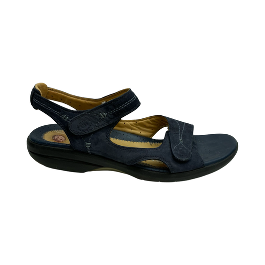 Sandals Flats By Clarks In Blue, Size:9.5