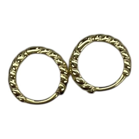 Earrings Hoop By Clothes Mentor In Gold