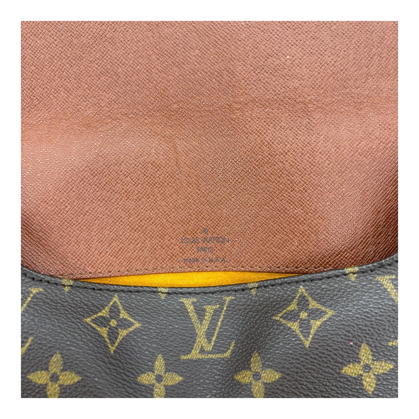 Handbag Luxury Designer By Louis Vuitton In Brown, Size:Medium