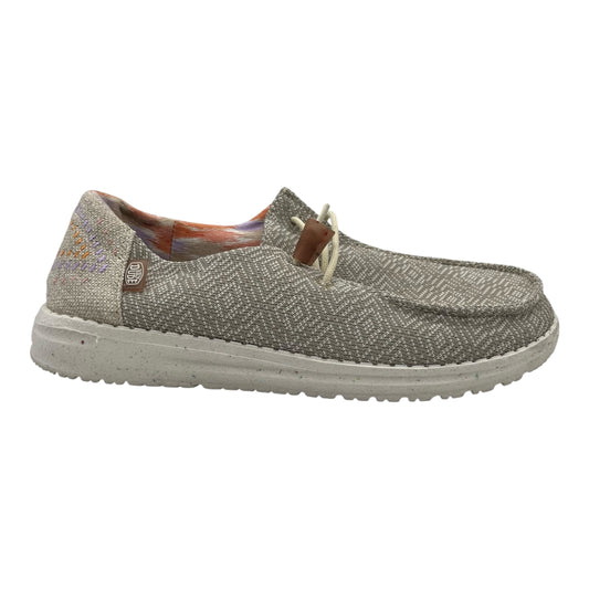 Shoes Flats By Hey Dude In Tan, Size:7