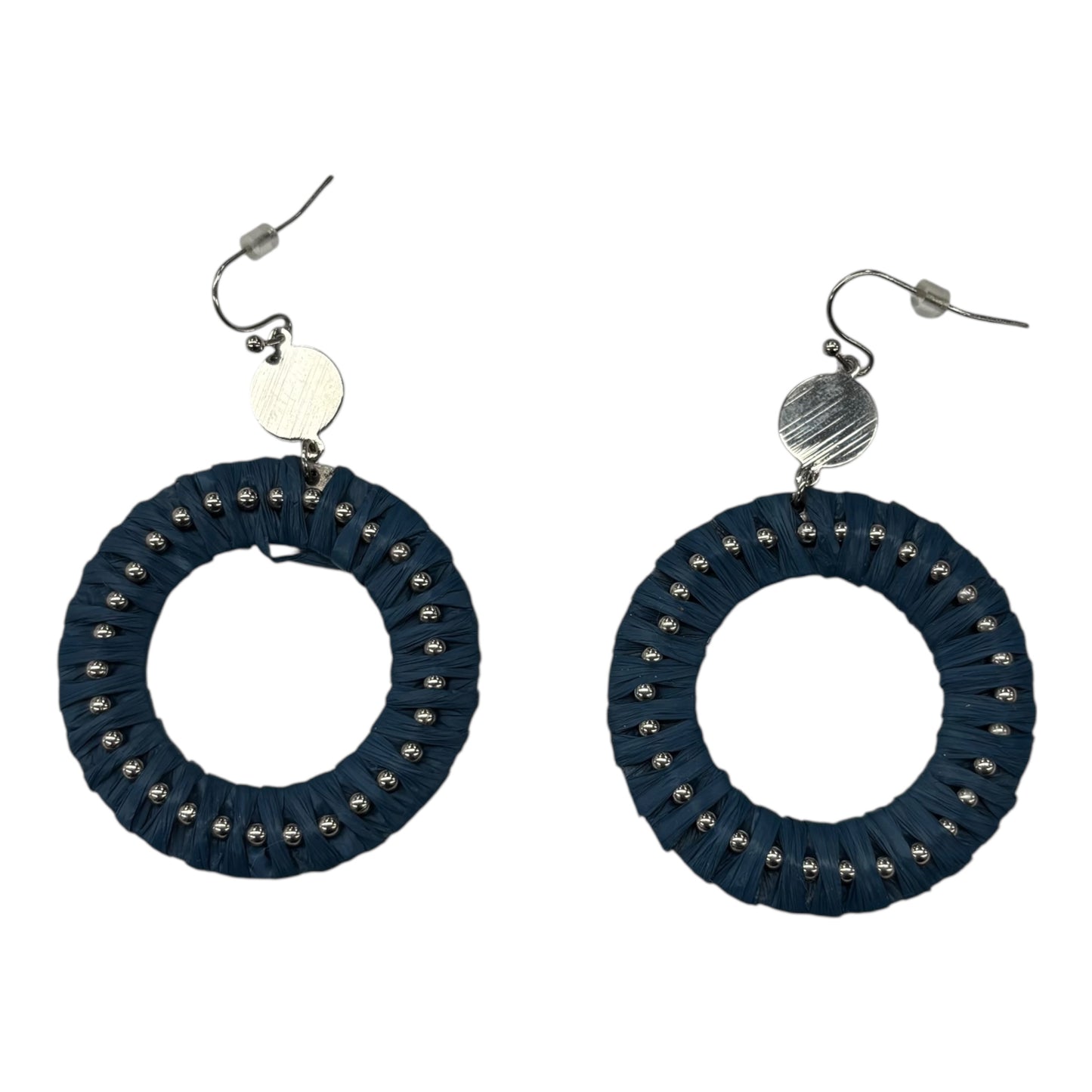 EARRINGS DANGLE/DROP by    CLOTHES MENTOR In BLUE & SILVER