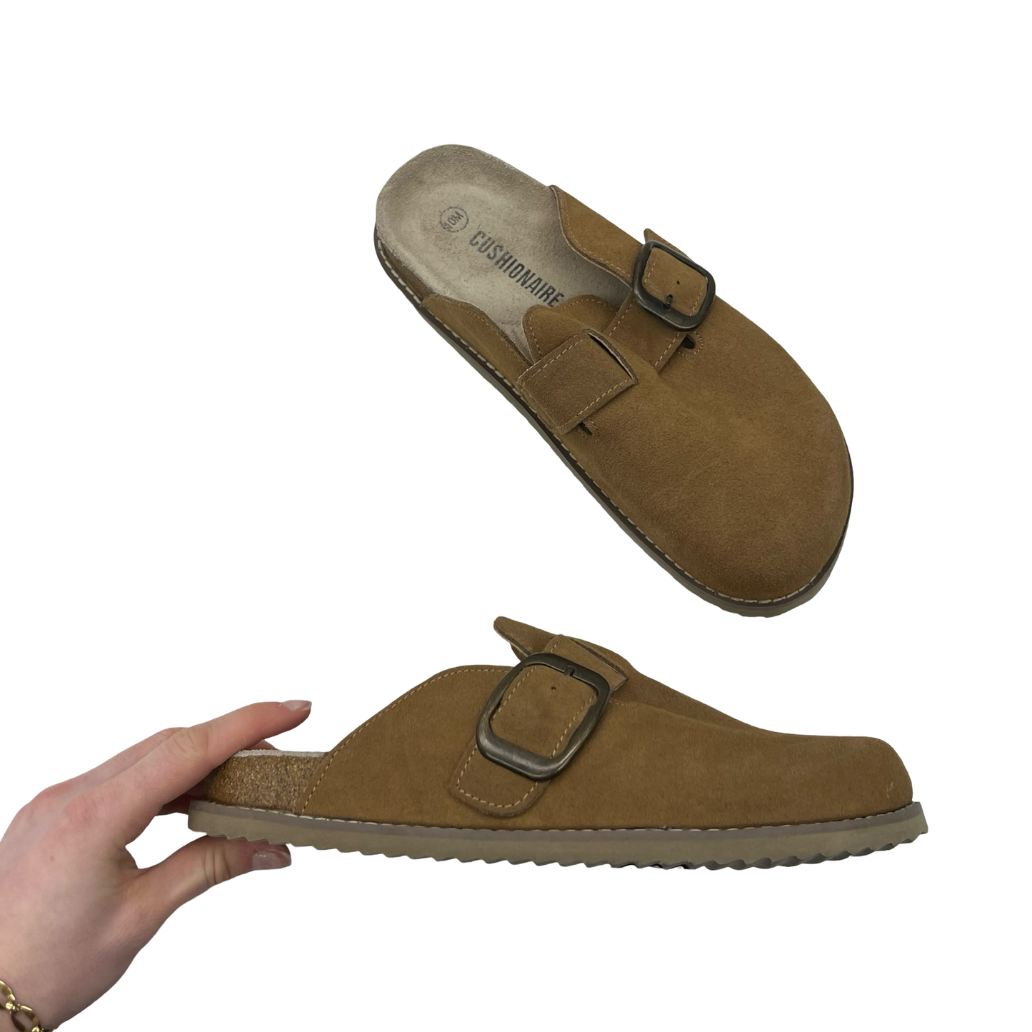 Shoes Flats By Cushionaire In Brown, Size:10