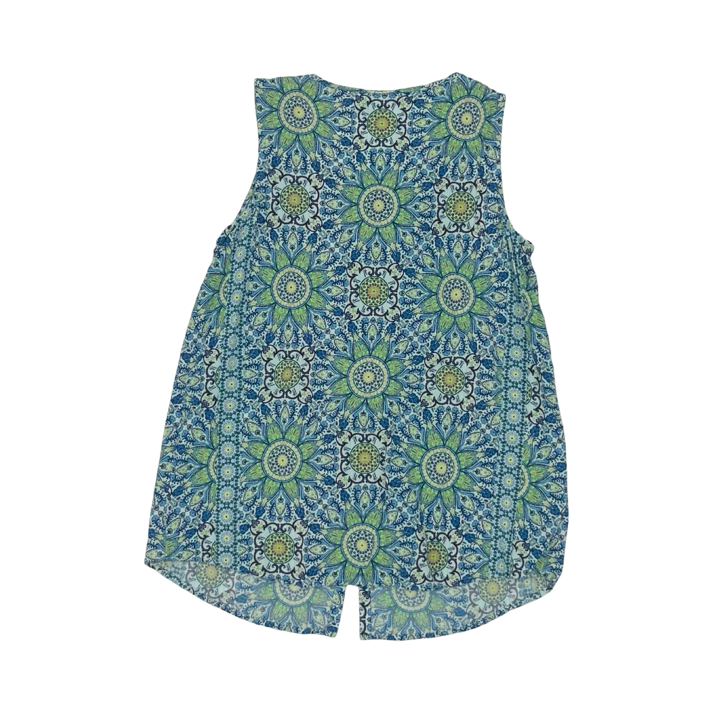 Top Sleeveless By J. Jill In Blue & Green, Size:Xsp
