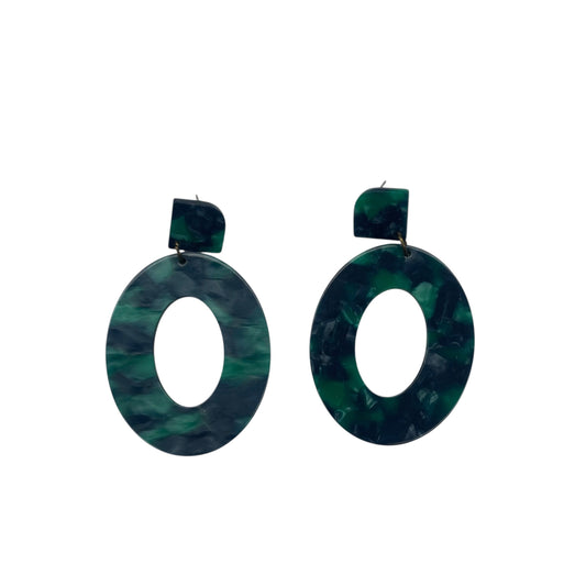 Earrings Dangle/Drop By Clothes Mentor In Blue & Green