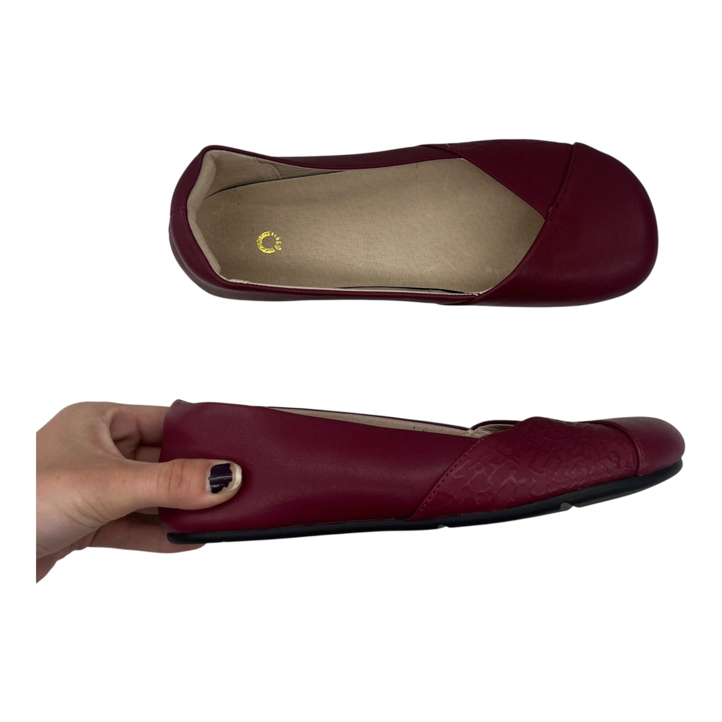 Shoes Flats By Clothes Mentor In Red, Size:7