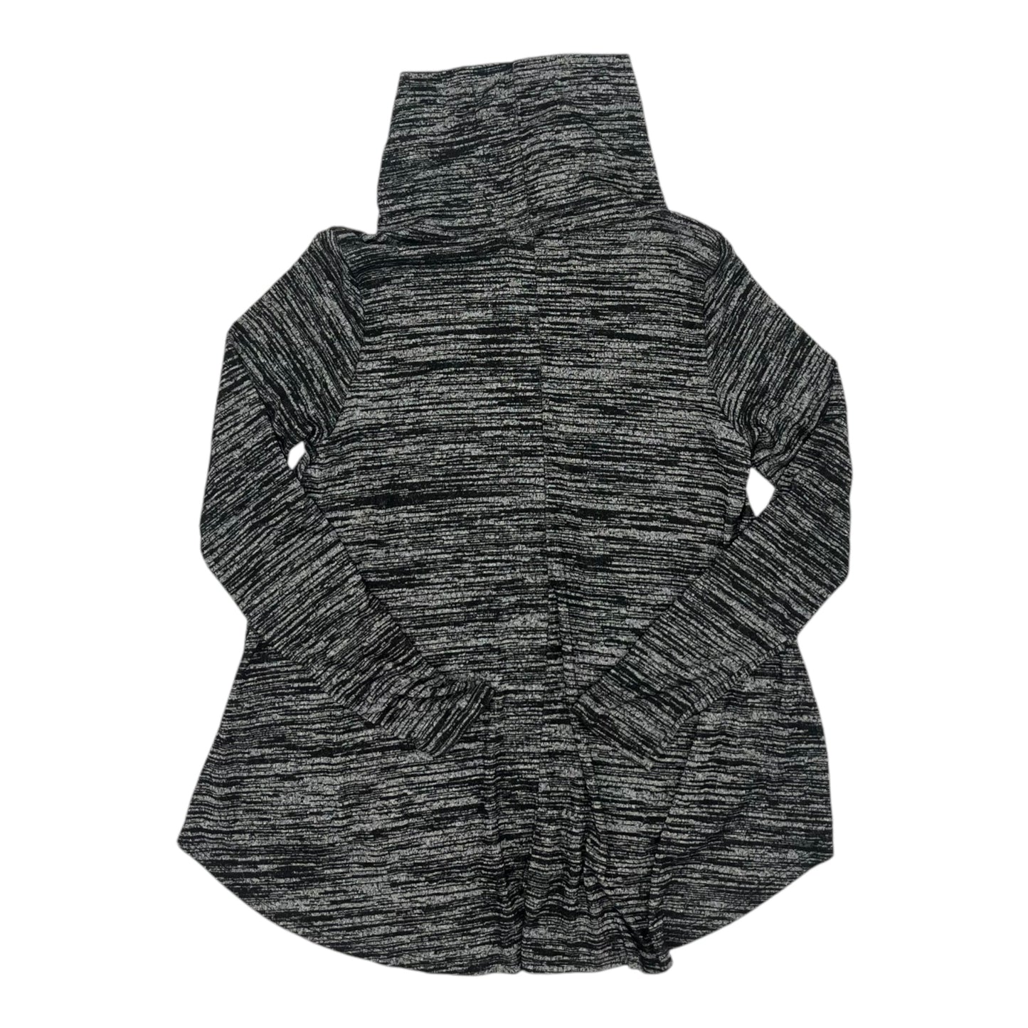 Top Ls By Clothes Mentor In Black & Grey, Size:S