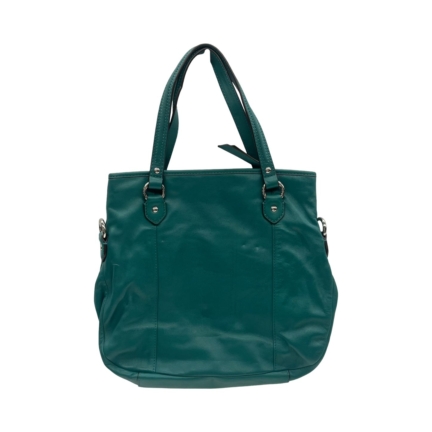 Handbag Designer By Coach In Green, Size:Medium