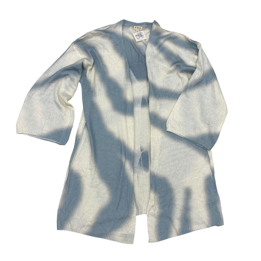 BLUE & WHITE SWEATER CARDIGAN by POL Size:L