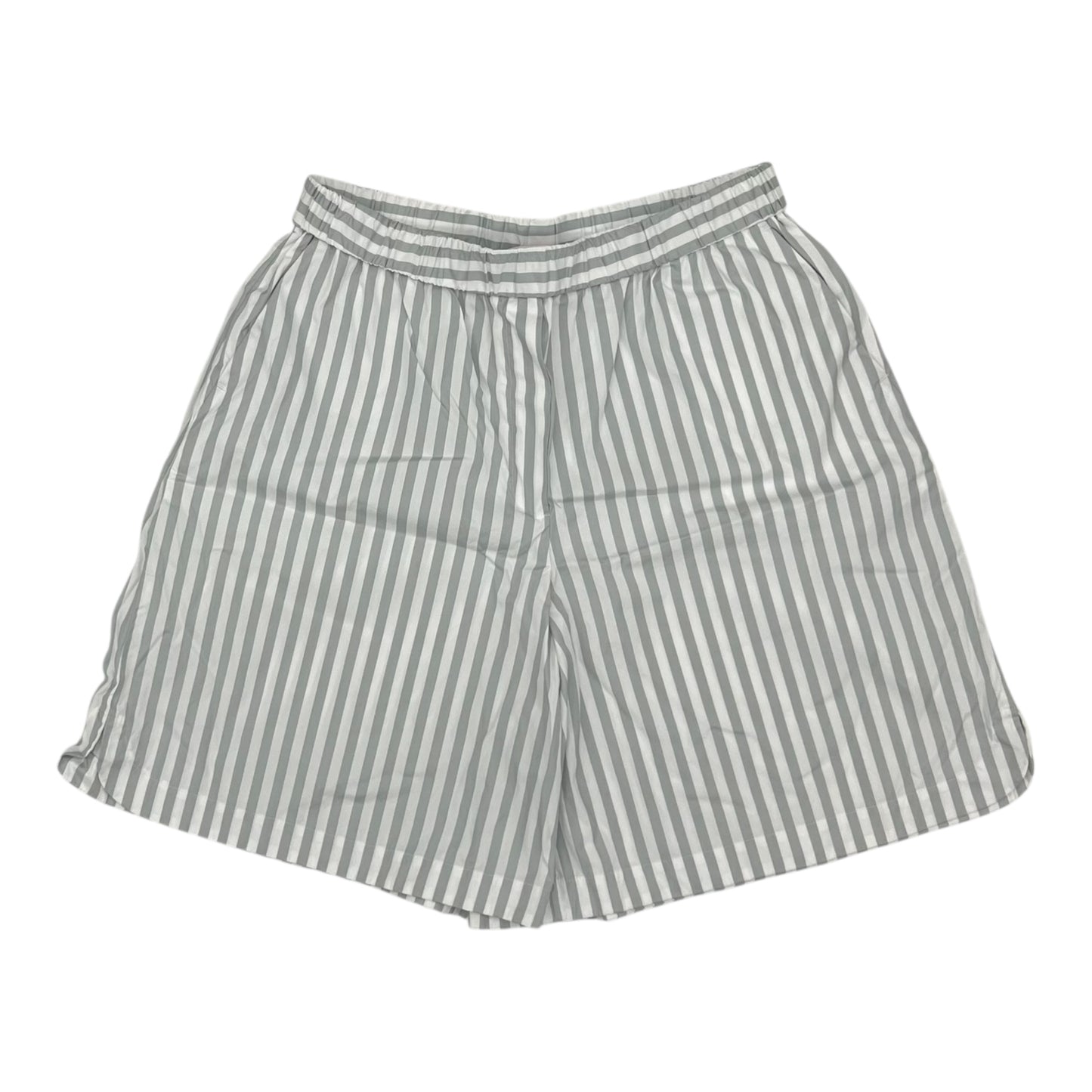 Shorts Designer By Max Mara In Blue & White, Size:16