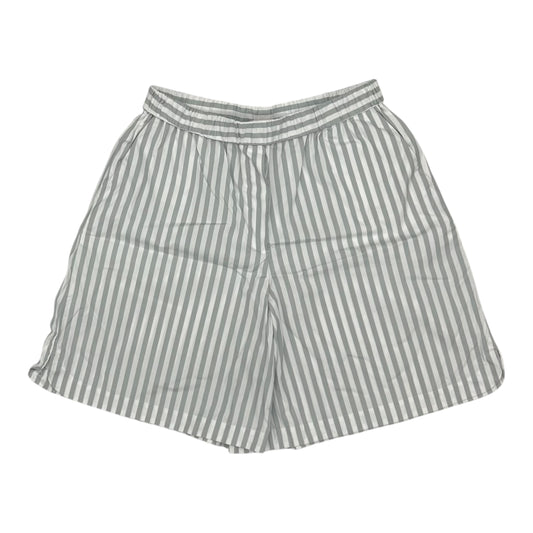 Shorts Designer By Max Mara In Blue & White, Size:16