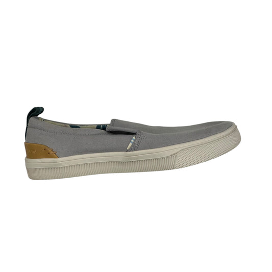 Shoes Flats By Toms In Grey, Size:8