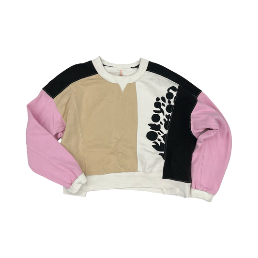 Athletic Sweatshirt Crewneck By Free People In Multi, Size:M