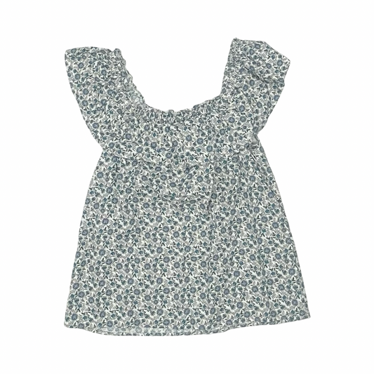 Top Sleeveless By Loft In Blue & White, Size:Xs