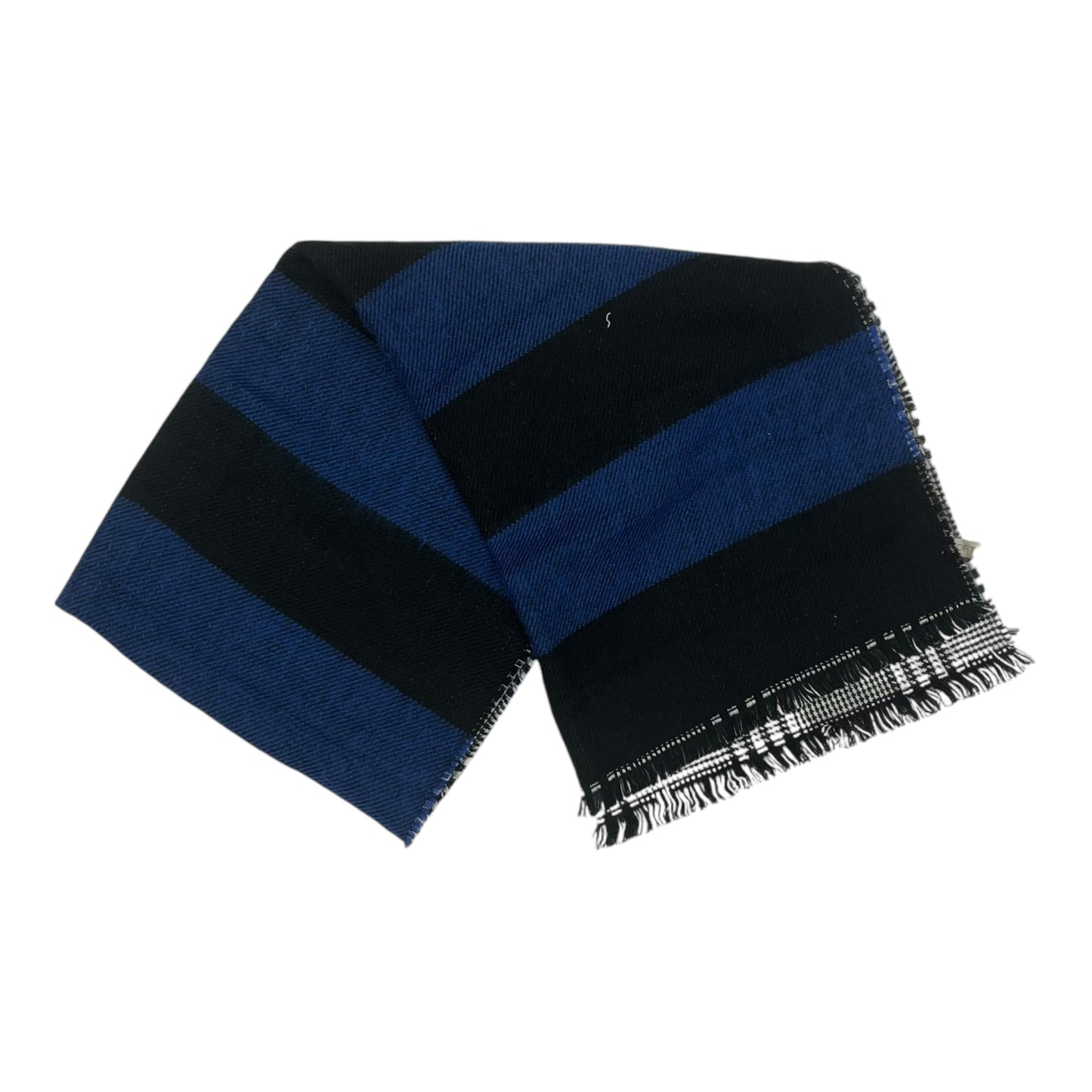 Scarf Square By Loft In Black & Blue