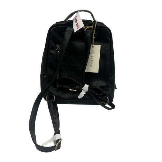 Backpack By Clothes Mentor In Black, Size:Medium