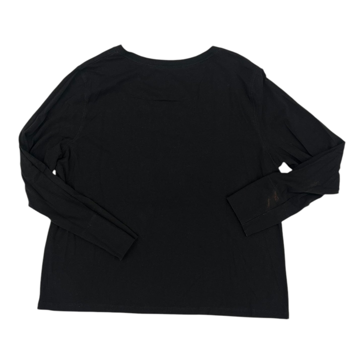 Top Ls By Talbots In Black, Size:2X