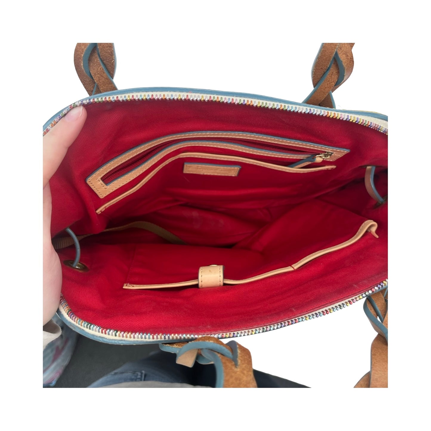 Handbag Designer By Dooney And Bourke In Multi, Size:Medium