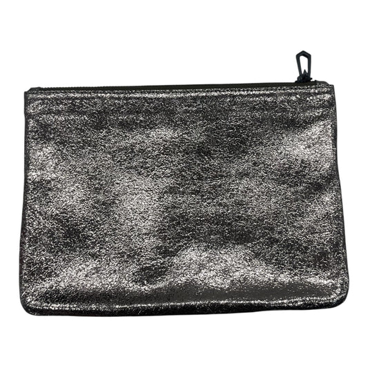 Makeup Bag Designer By Neiman Marcus In Silver, Size:Medium
