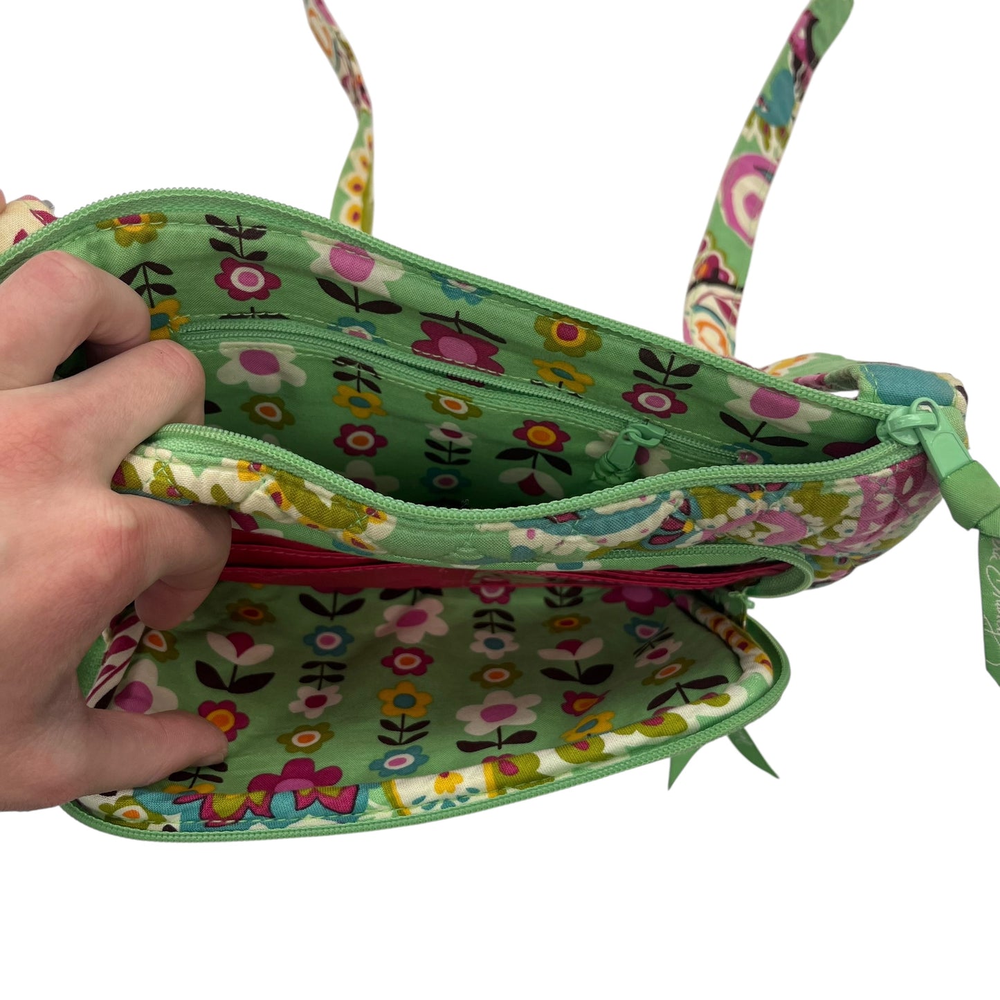 Crossbody By Vera Bradley In Green, Size:Small