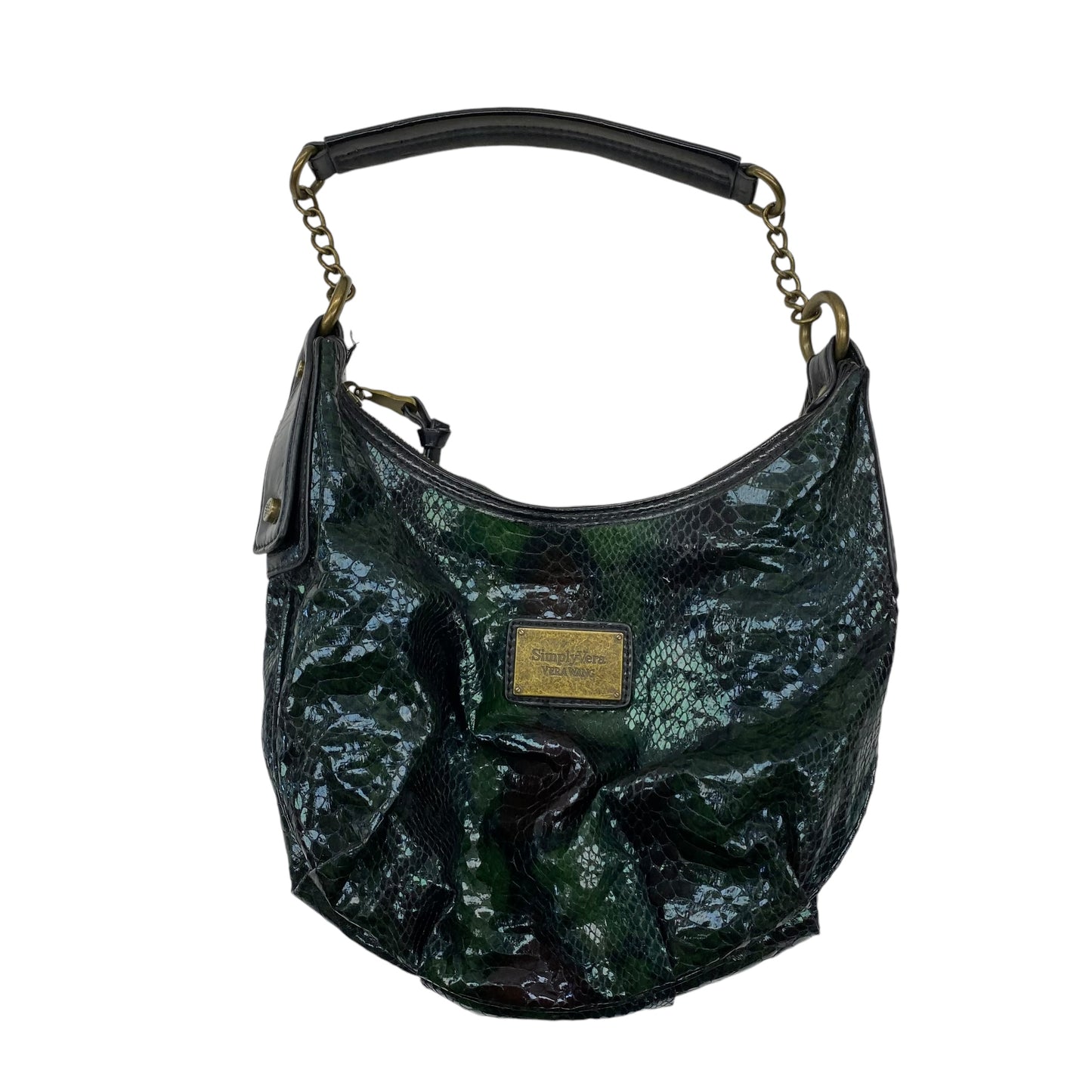 GREEN HANDBAG by SIMPLY VERA Size:MEDIUM