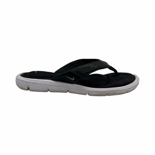 Sandals Flip Flops By Nike In Black, Size:8