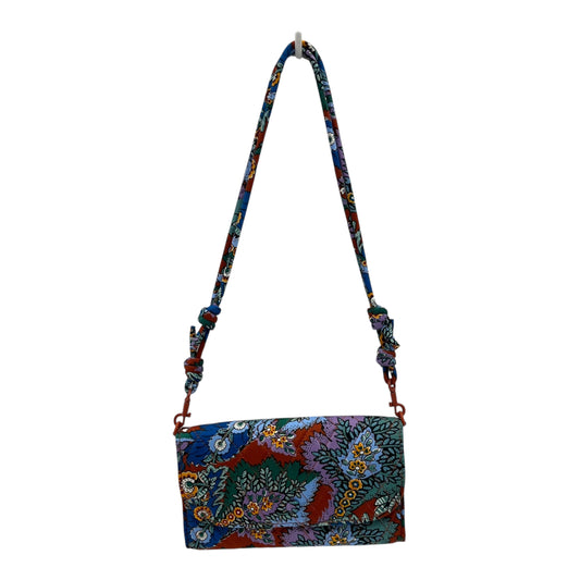 Handbag By Vera Bradley In Blue & Orange, Size:Small