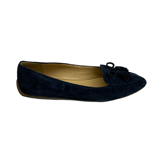 Shoes Flats By Talbots In Navy, Size:8.5
