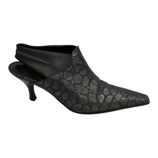 Shoes Heels Kitten By Donald Pliner In Silver, Size:7