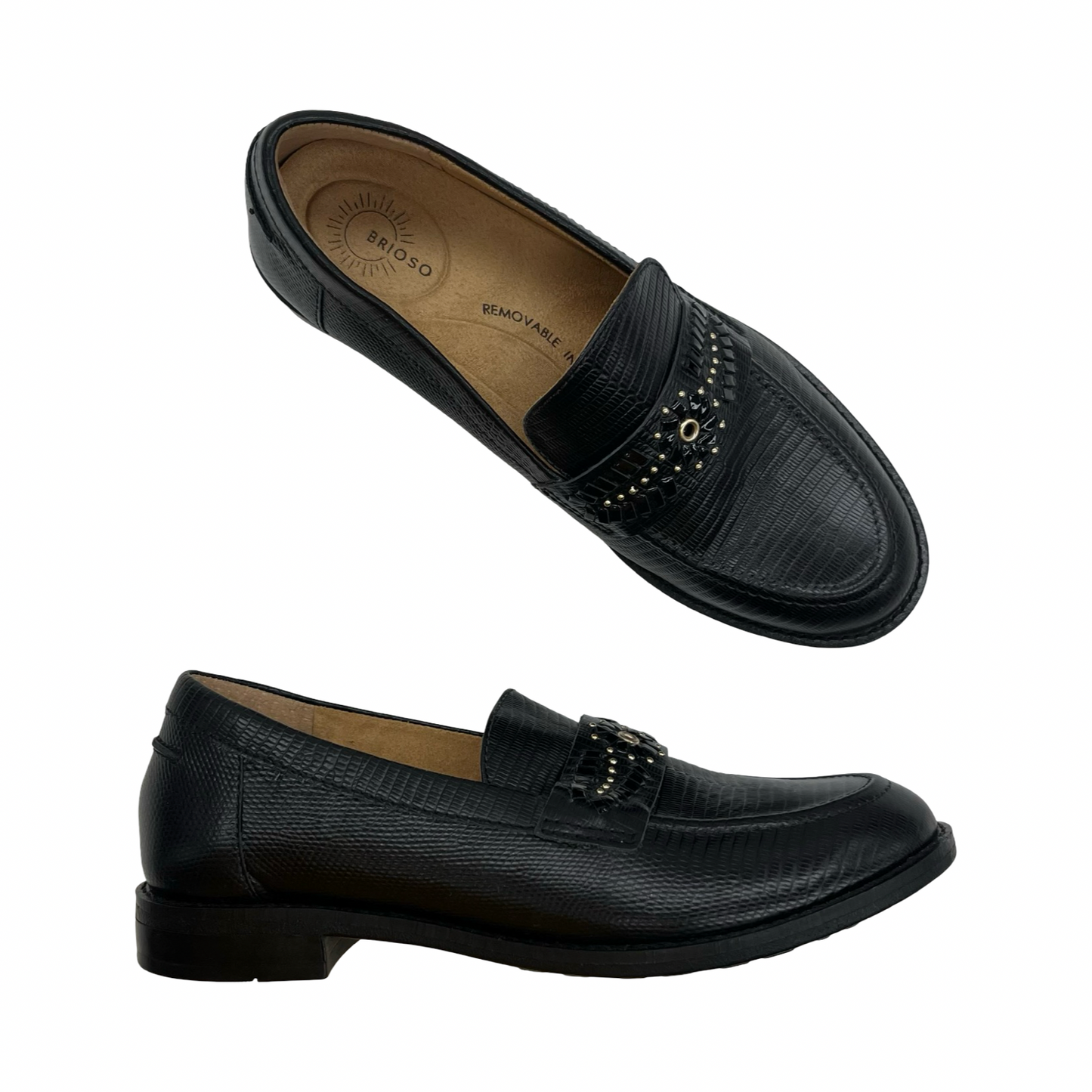Shoes Flats By Clothes Mentor In Black, Size:7.5
