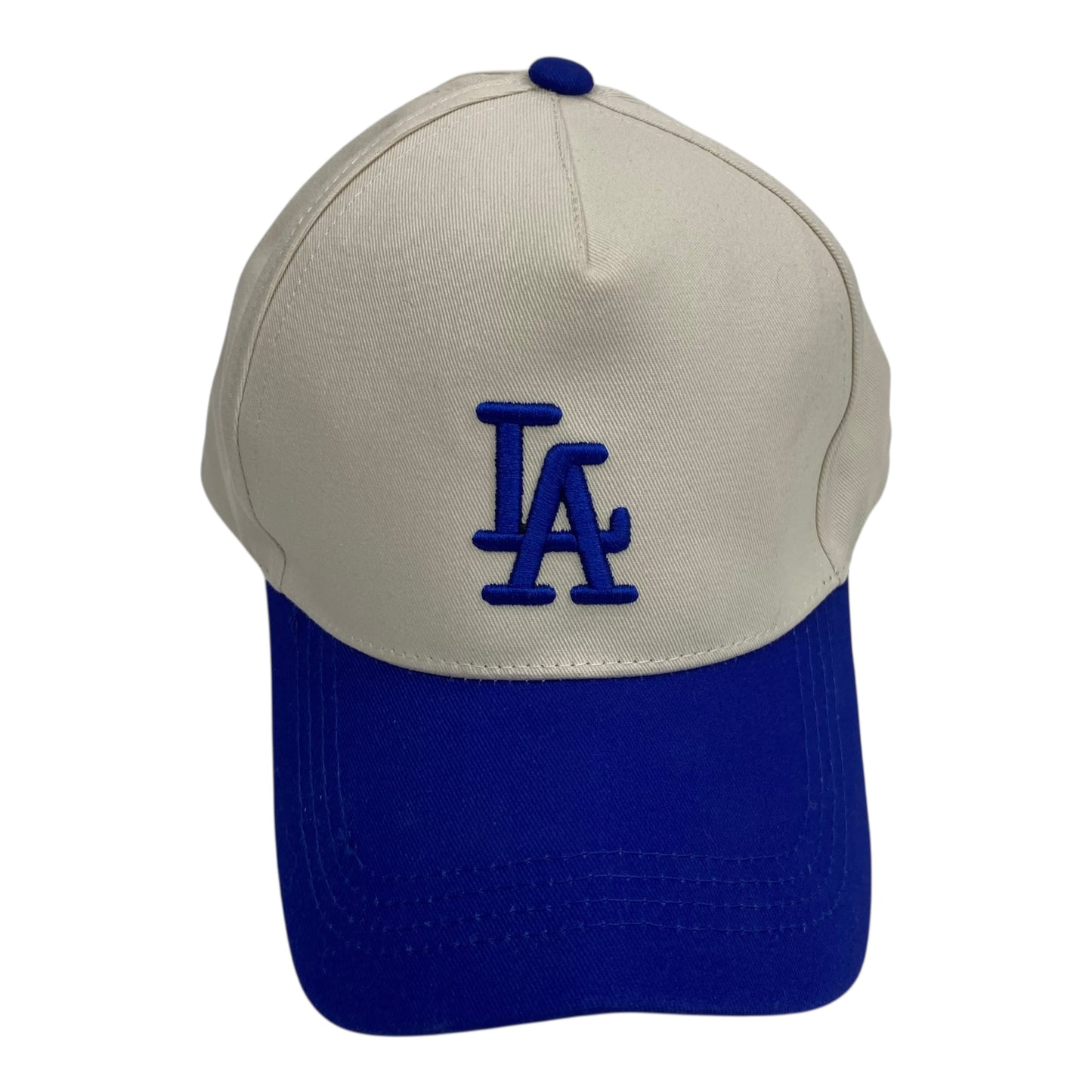 Hat Baseball Cap By Clothes Mentor In Blue & Cream