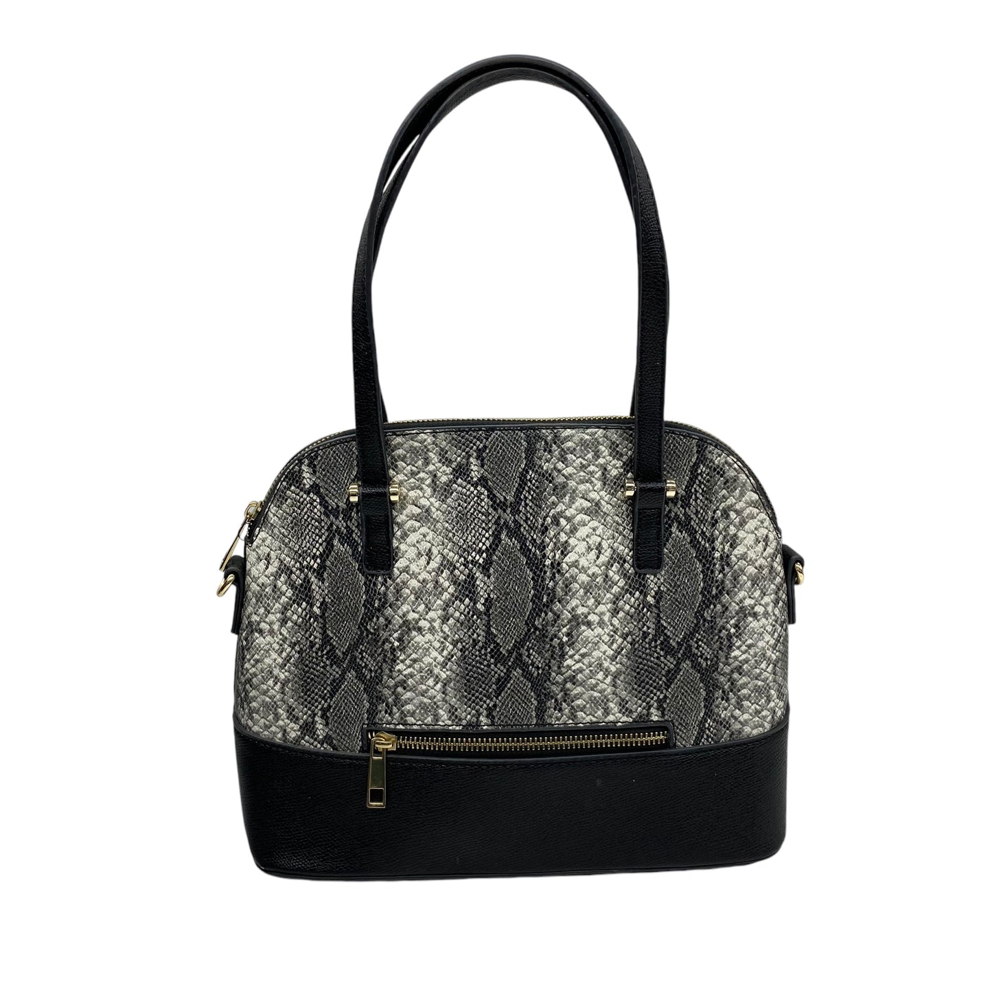 Handbag By Clothes Mentor In Snakeskin Print, Size:Medium