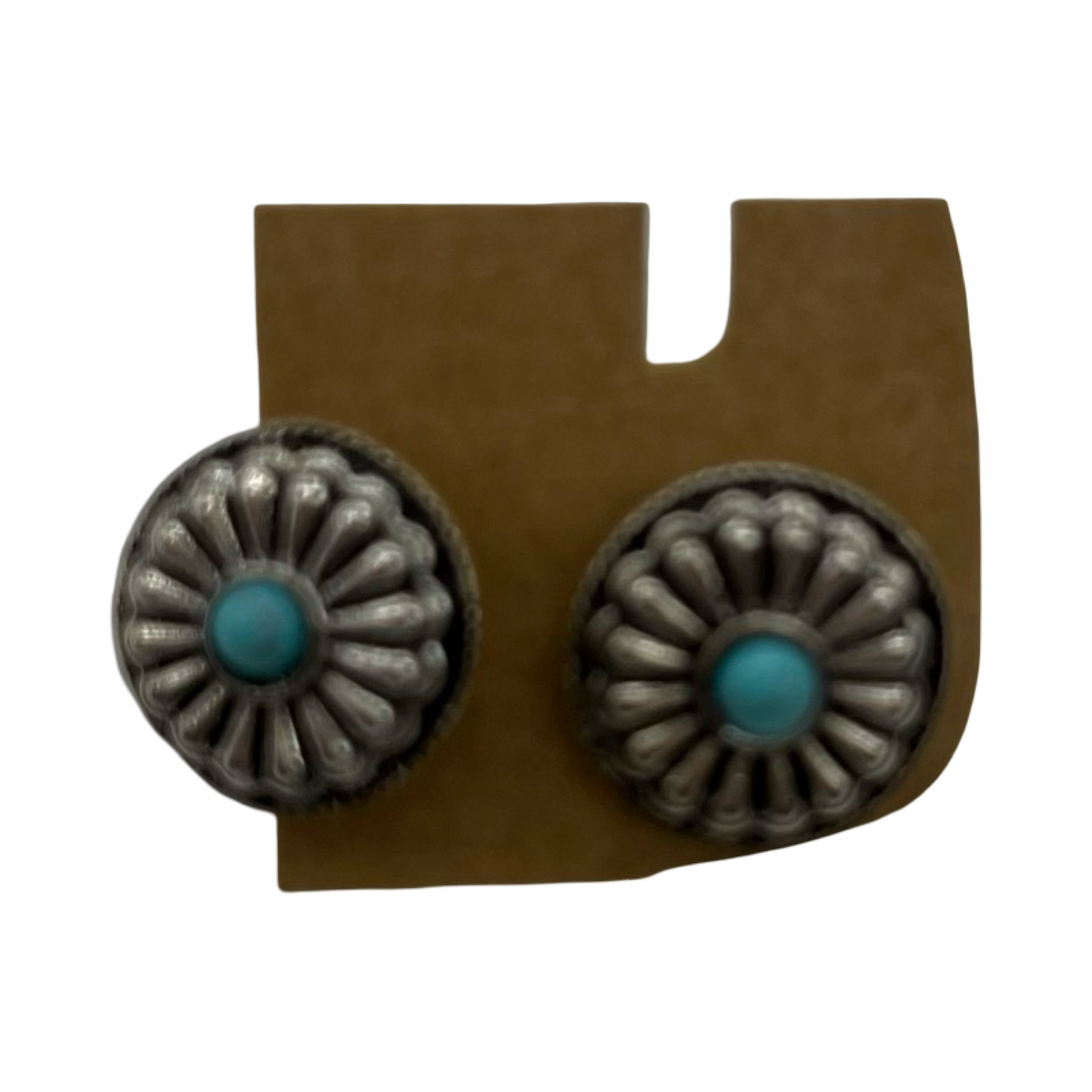 Earrings Stud By Clothes Mentor In Blue & Silver
