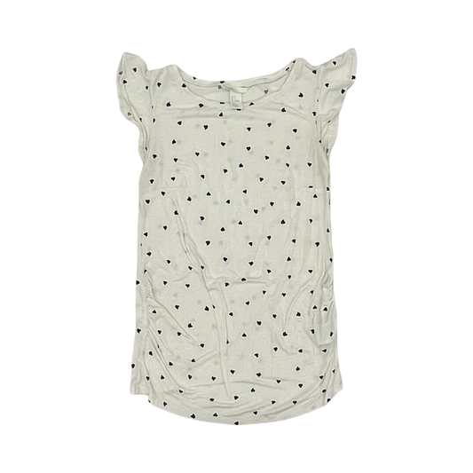 Mat Top Ss By H&M Mama In Black & White, Size:S
